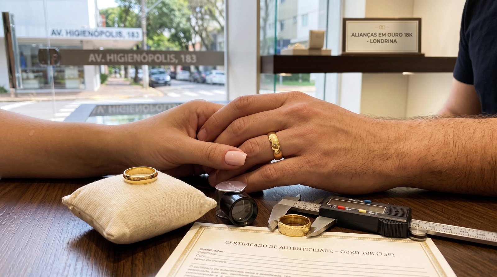 Alianças de ouro em Londrina: guia rápido antes de comprar